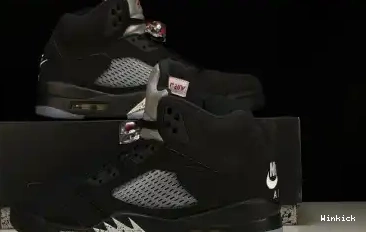 METALLIC AIR BLACK 5 JORDAN (2016) 845035-003 0610